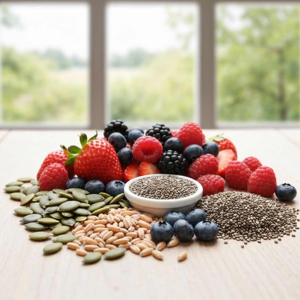 Kolorowe superfoods i naturalne składniki odżywcze